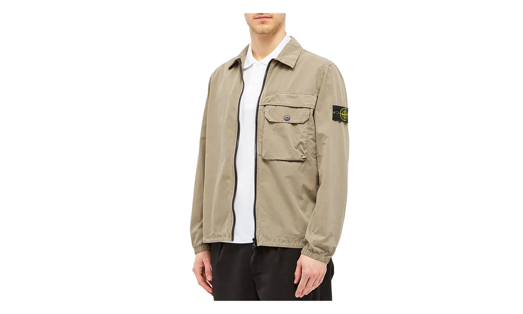 Pocket Washed Zipper Jacket "Khaki" 7315107WN V0168