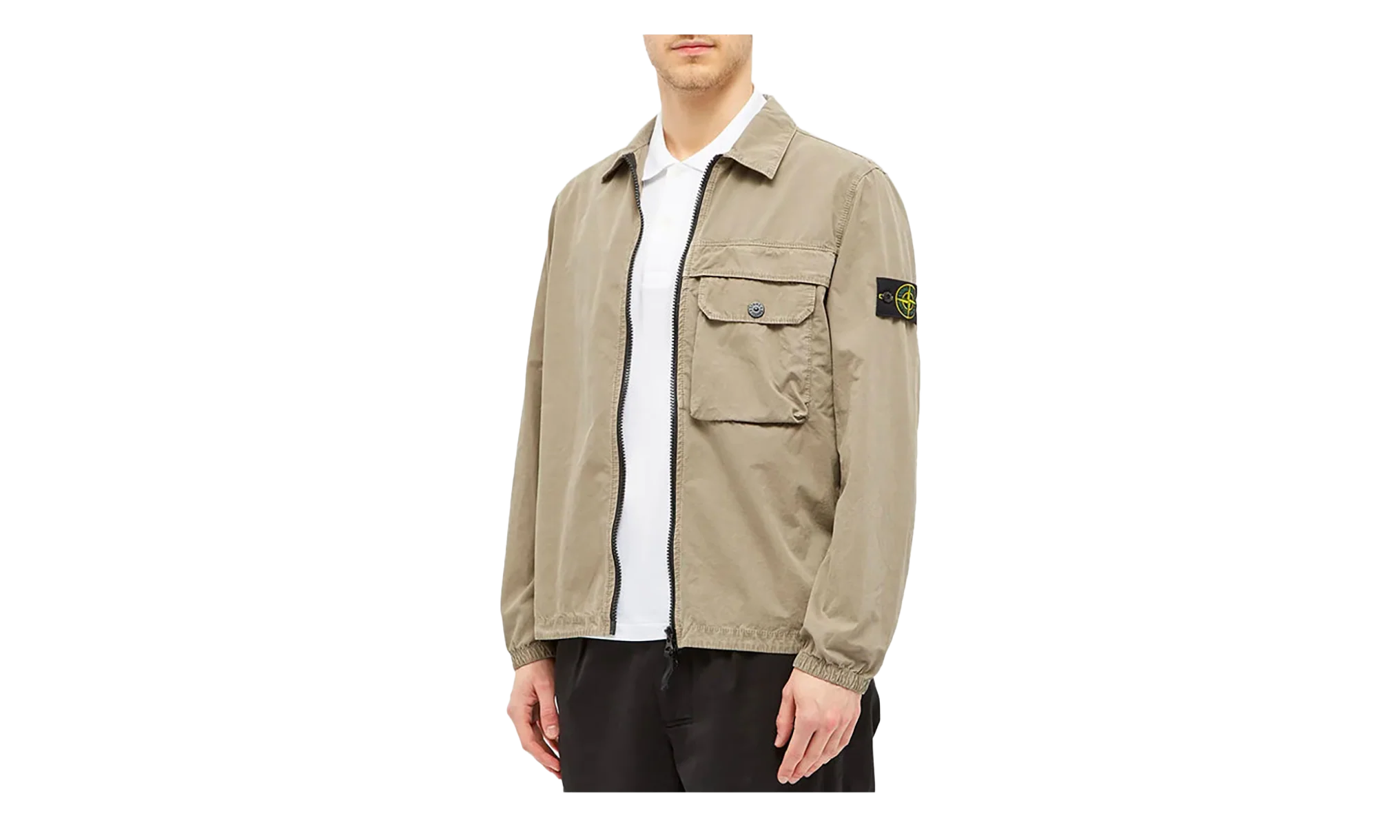 Pocket Washed Zipper Jacket "Khaki" 7315107WN V0168