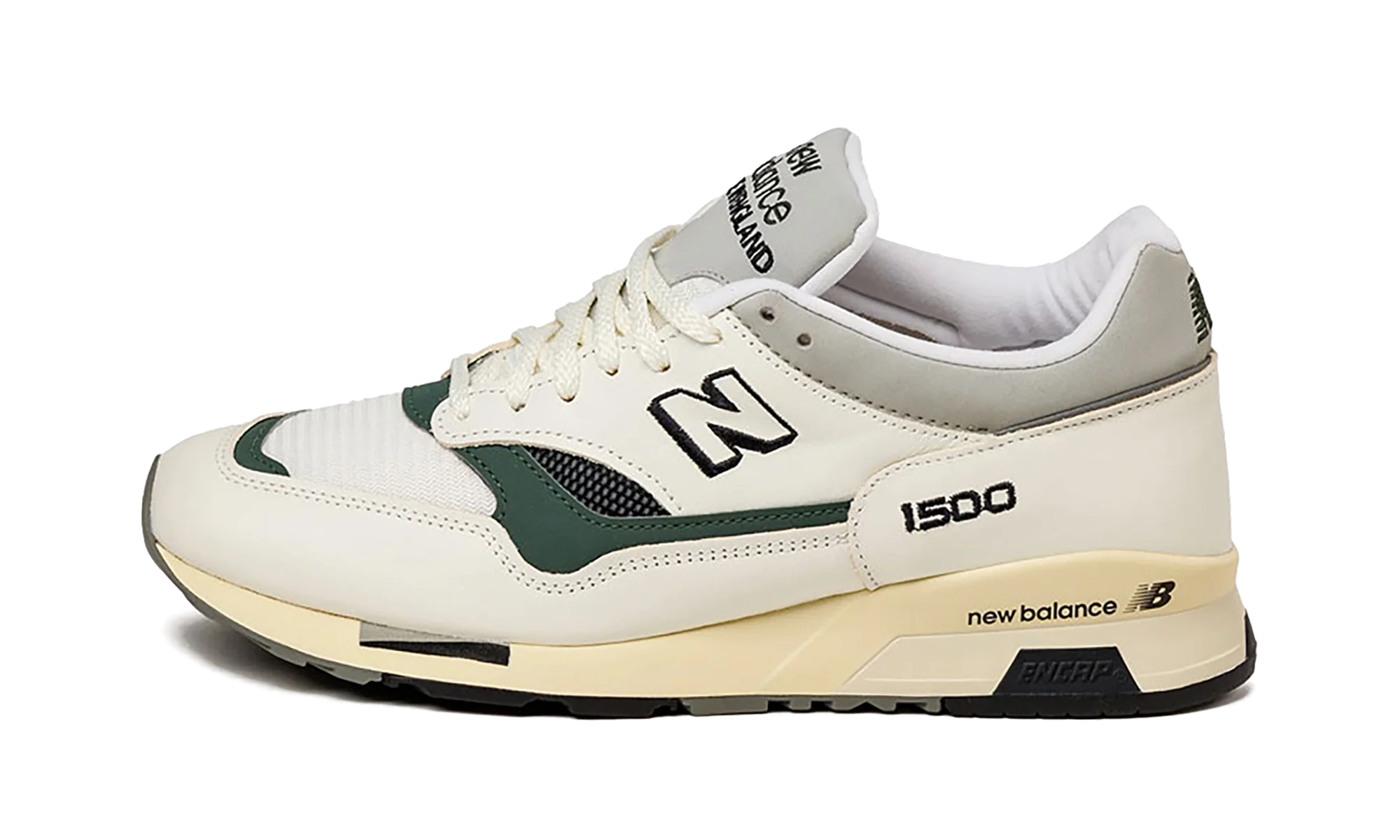 1500 "Made In England - White Green" U1500WHG
