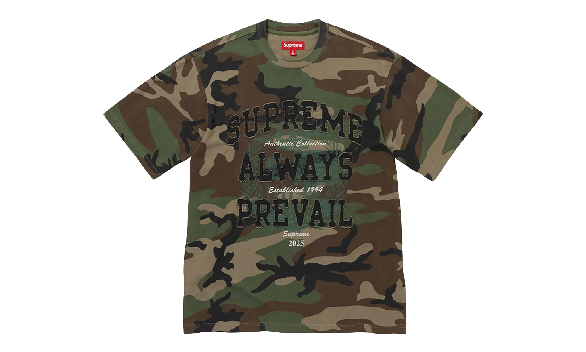 Always Prevail Short-Sleeve Top "FW25 - Woodland Camo" SU27057