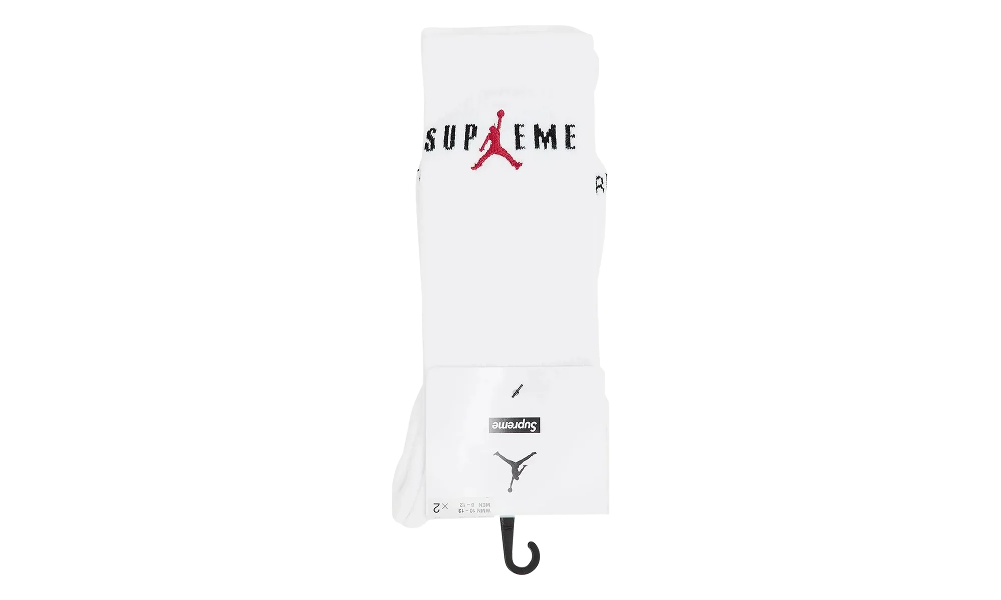 Jordan Crew Socks (2 Pack) "White" SU26954
