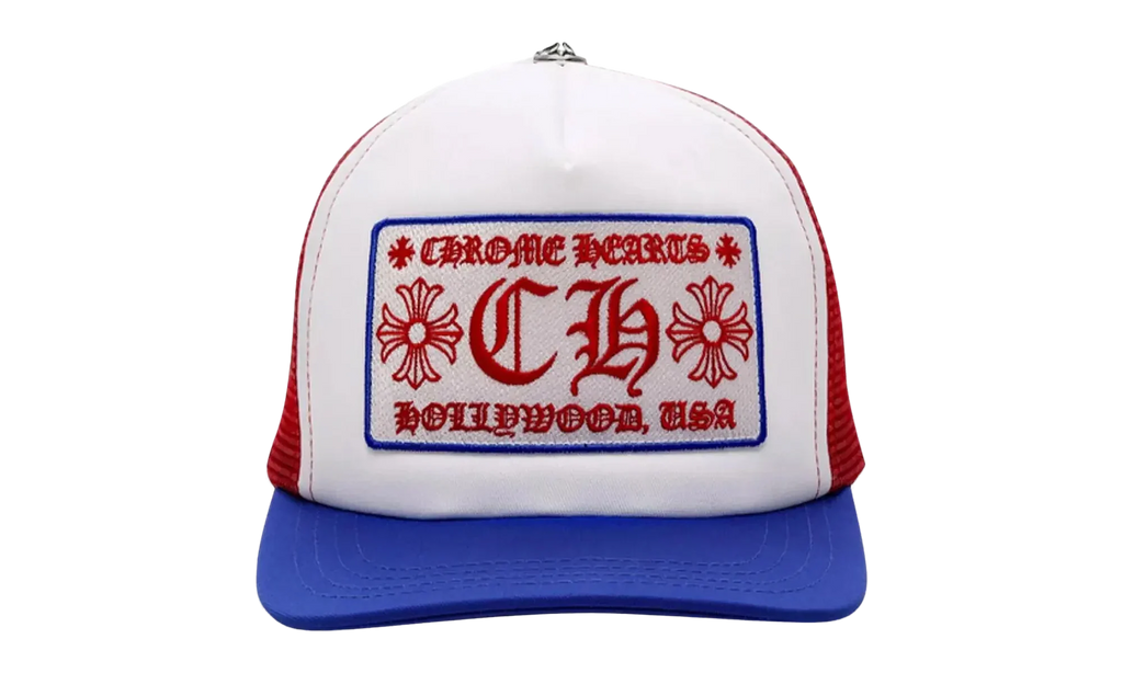 Hollywood Trucker Hat "Blue/Red/White" CHRM0705