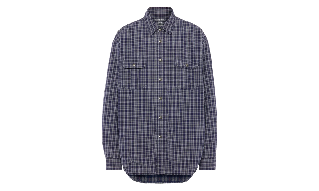 Reversbile Padded Shirt "Blue" S50DT0070M35779001F