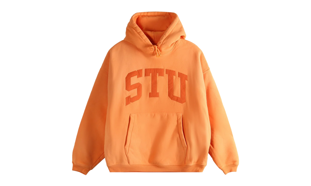 STU Applique Hoodie "ORAN ORANGE" 118578 ORAN
