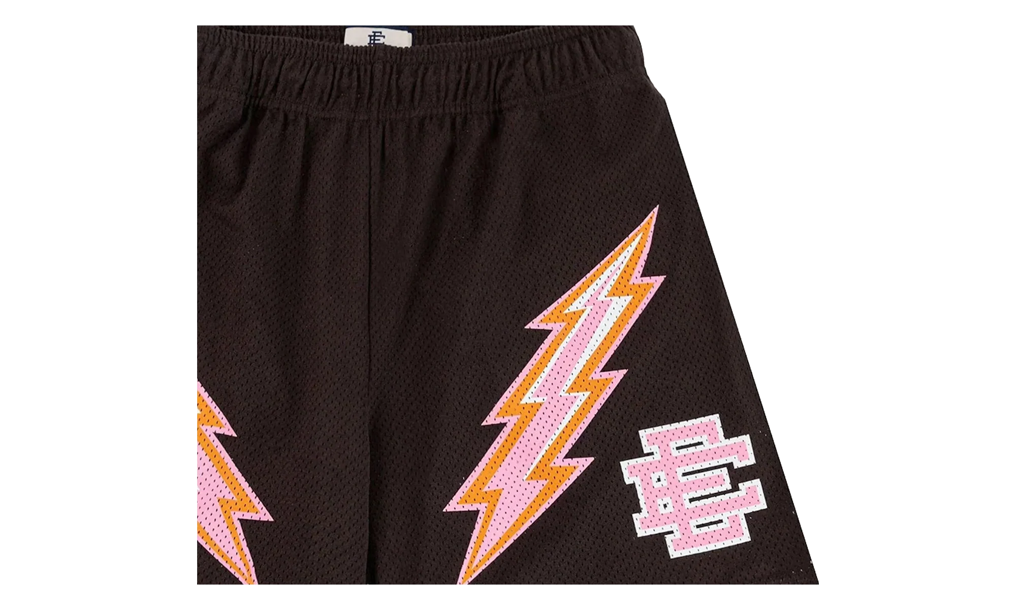 EE BASIC SHORT "SS24 - Bolt Dark Brown/Pink Bolt" EE685