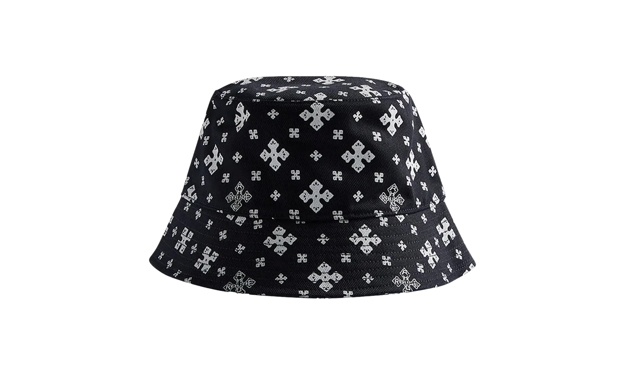 Cross Bandana Bucket Hat "Black/White" PF24HA030120119
