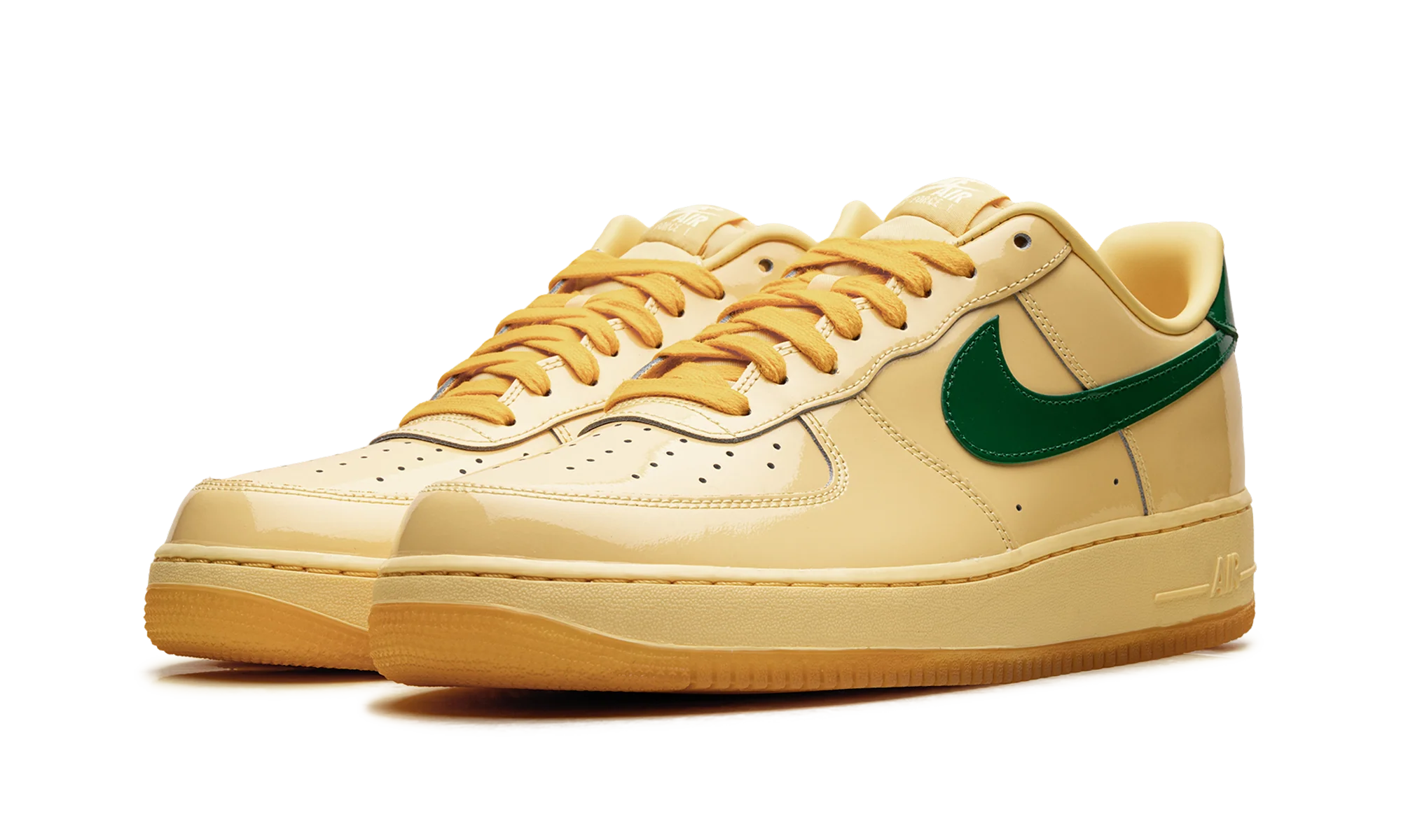Air Force 1 Low "Patent Leather Topaz Gold Pine Green" IO4489 700