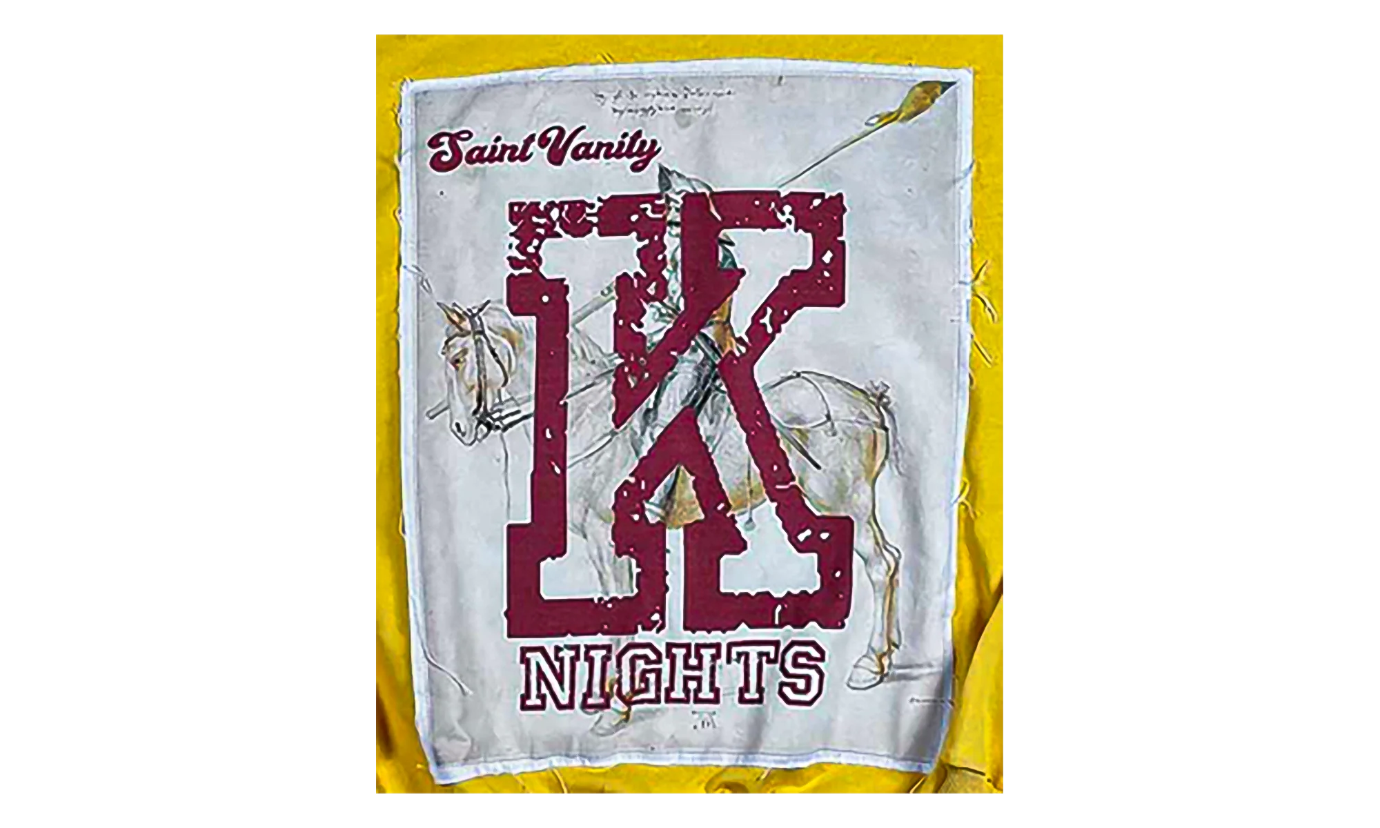 Knight Pullover Hoodie "Yellow" OSTG SAISAIN O1T3