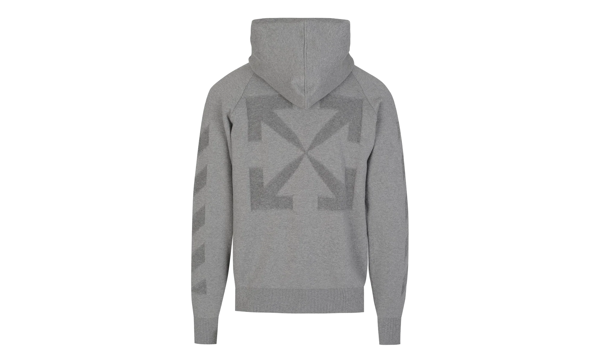 Arrow Knit Hoodie "Grey" OMHA141C99KNI0010606