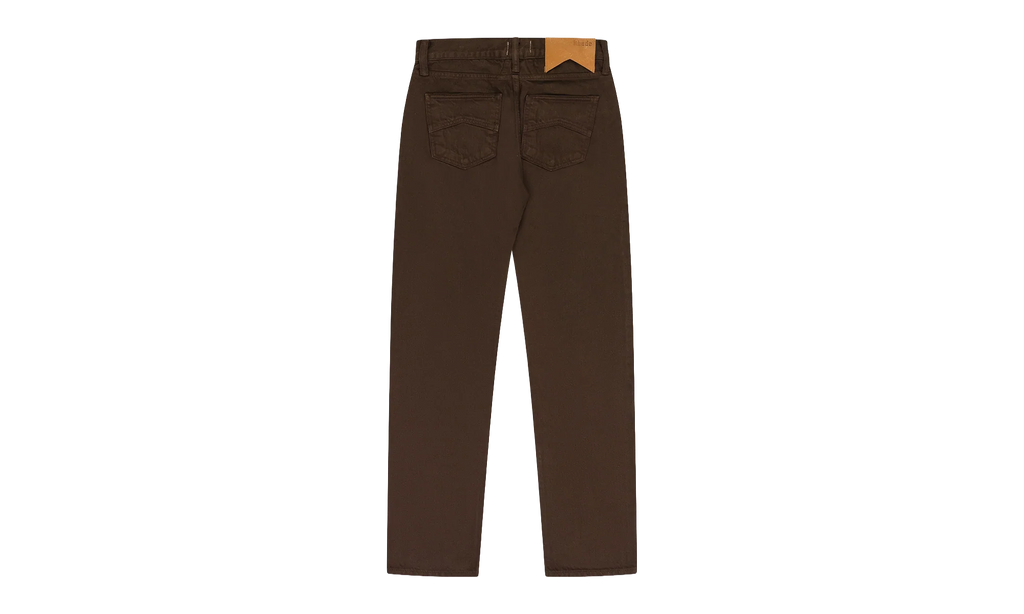 Classic Denim Straight-fit Jeans "Brown" RHD MJNS 0033