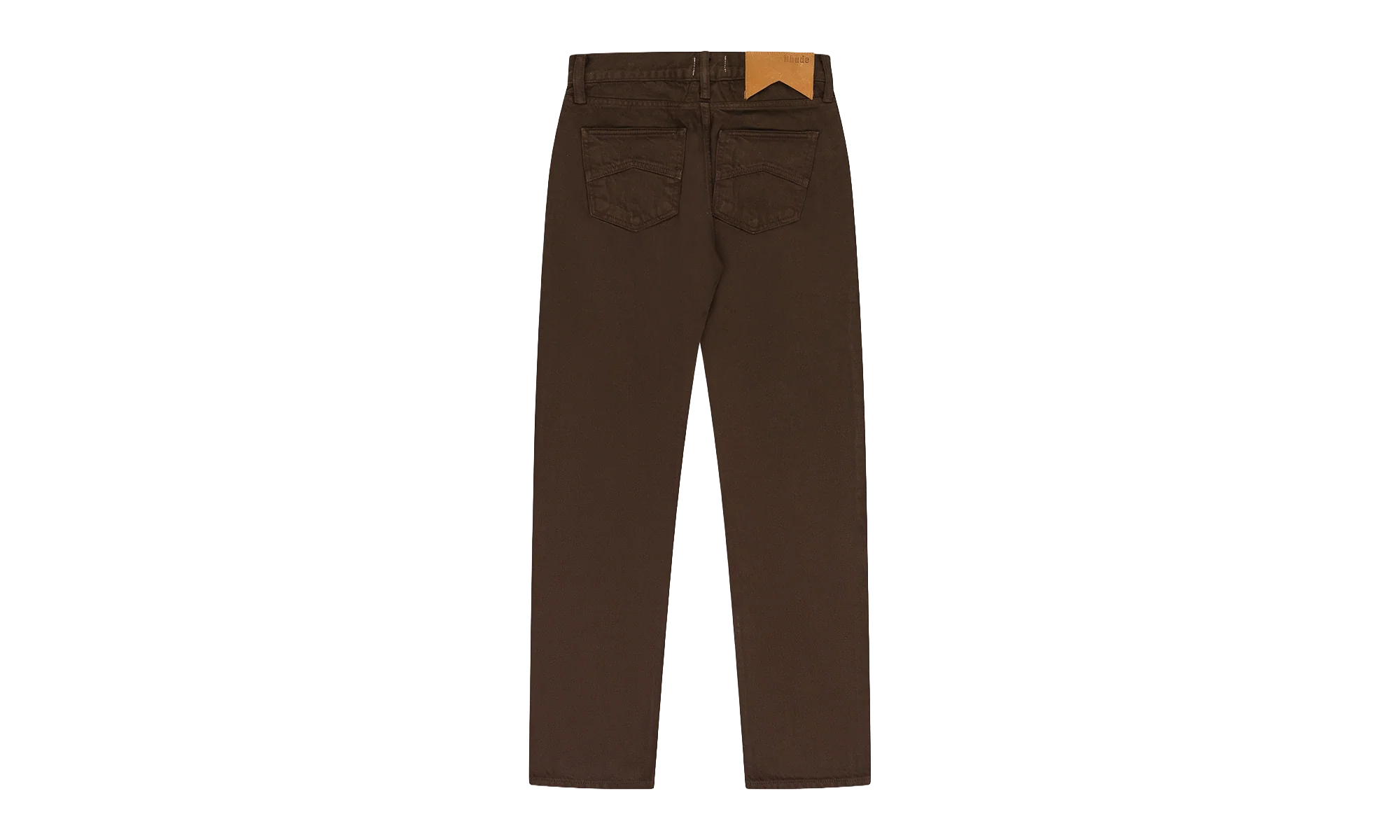 Classic Denim Straight-fit Jeans "Brown" RHD MJNS 0033
