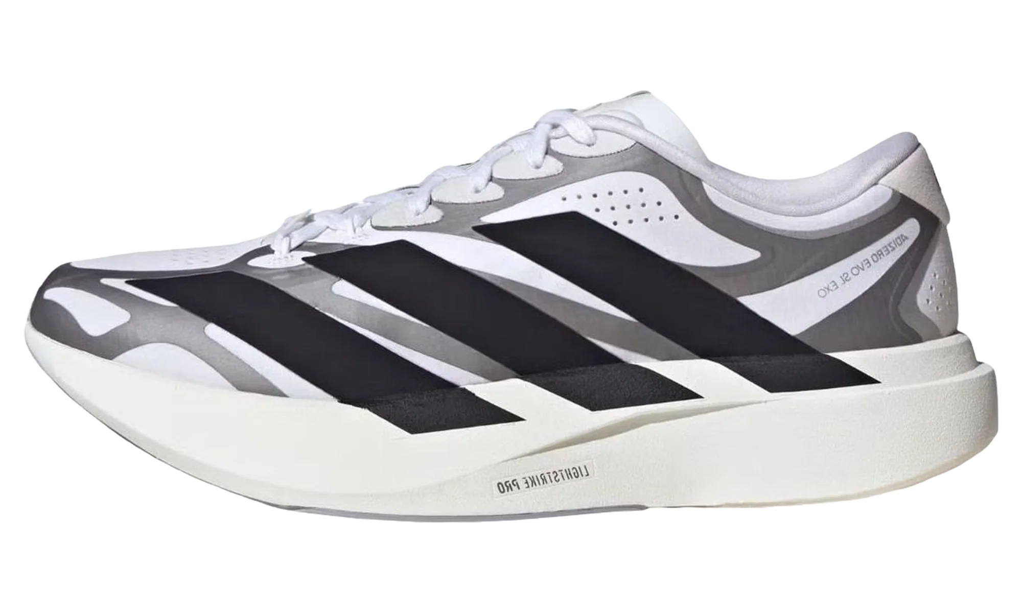 ADIZERO EVO SL EXO "Cloud White / Core Black / Iron Metallic" KI4763