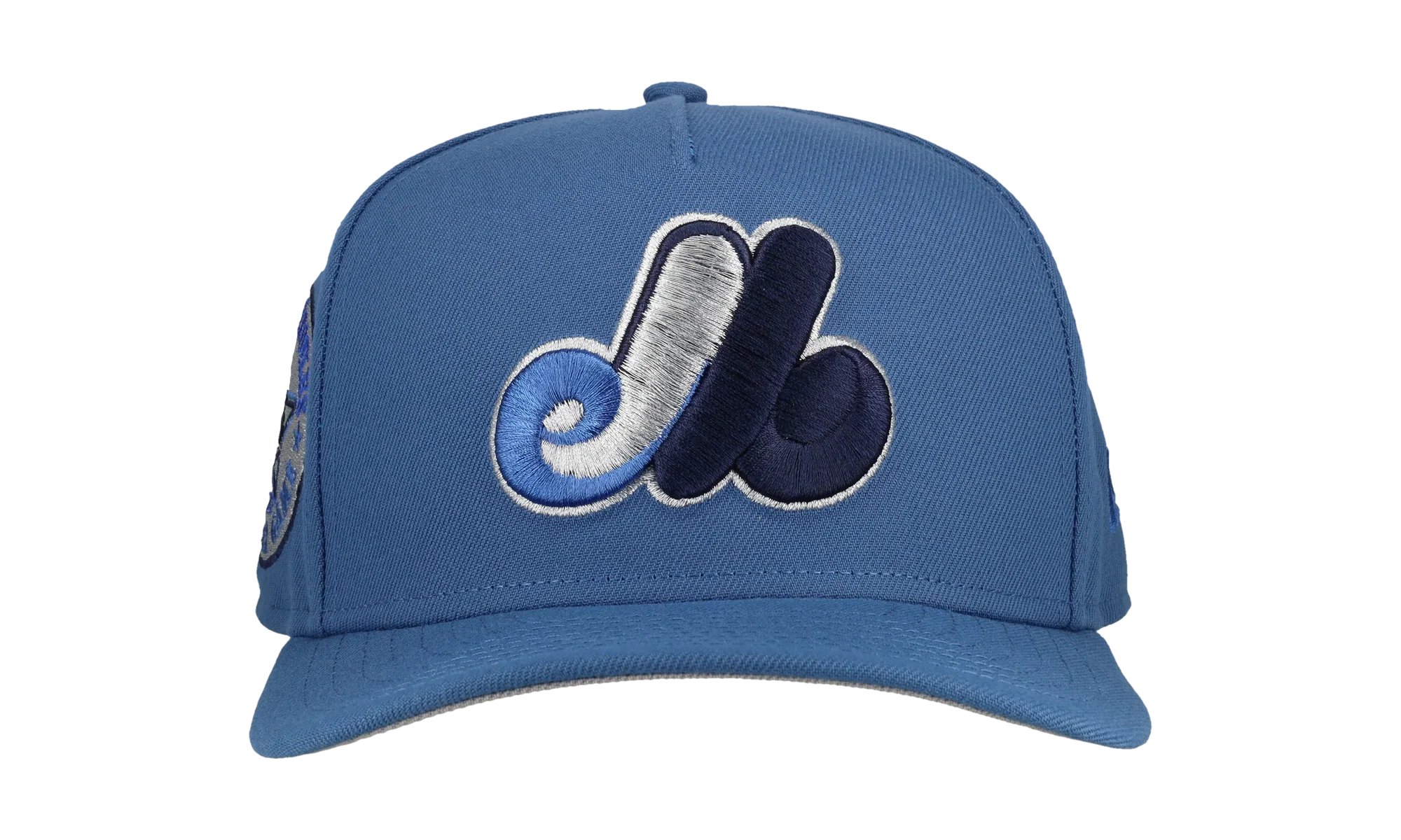 9FIFTY Montreal Expos 1982 All Star Game A Frame Snapback Hat "Indigo" NE167