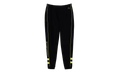 Embroidered Regular Fit Track Pants "Black / Flash Yellow" XH1431 6VT
