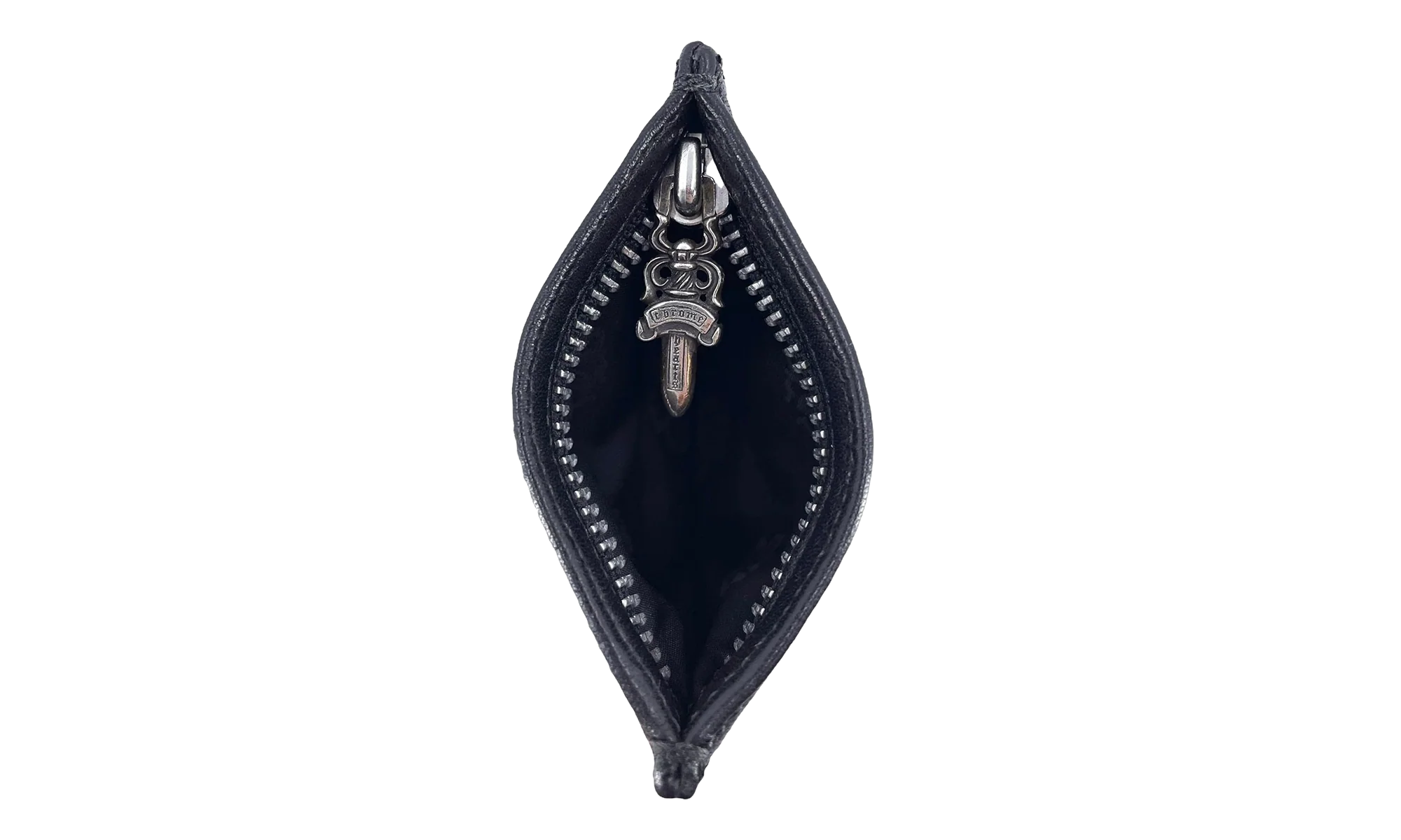 Dagger Zipper Coin Pouch "Black" CHRM0645