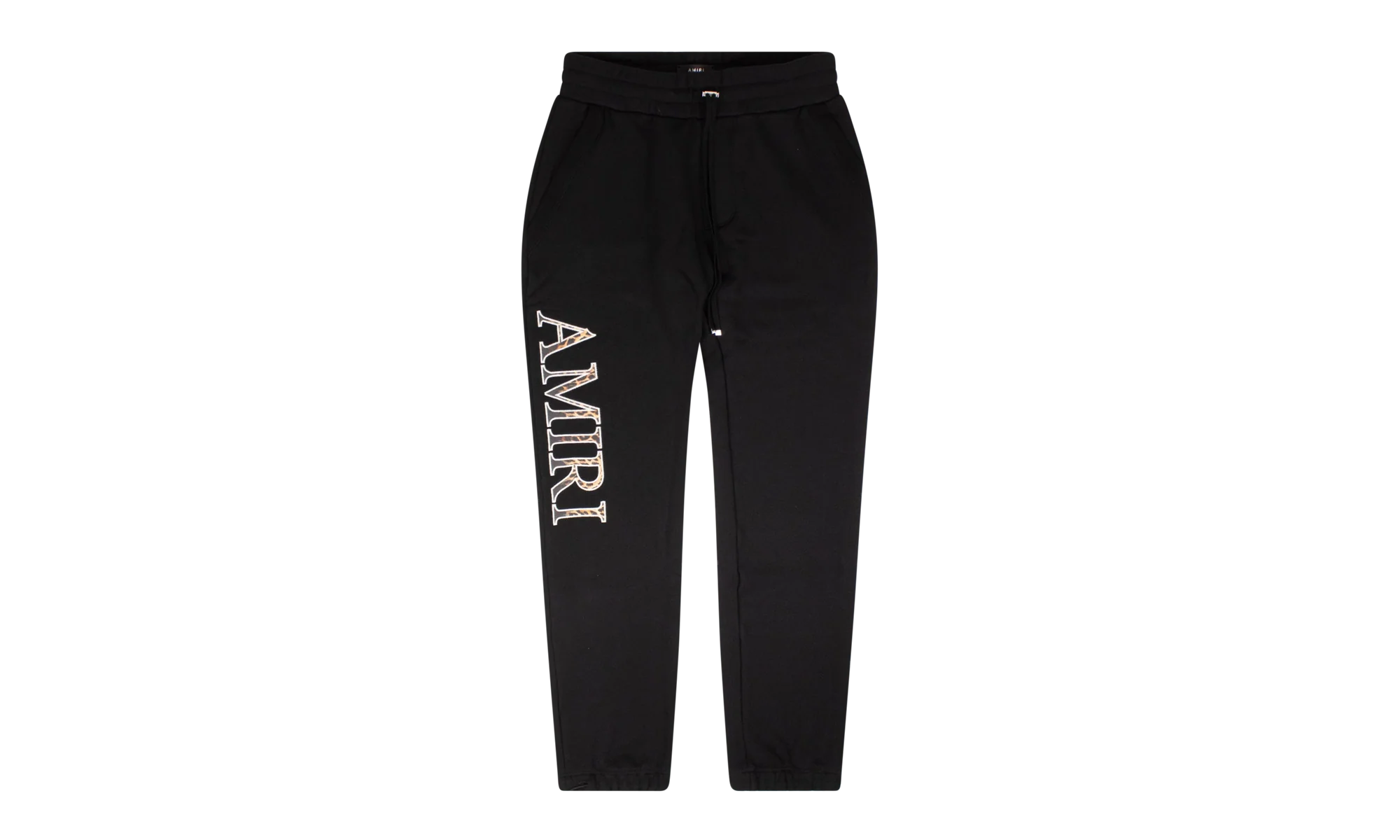 Leopard Logo Applique Sweatpants "Black" MJSP018 001
