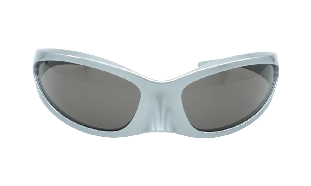 Geometric Frame Sunglasses "Silver / Silver" BB0251S 005