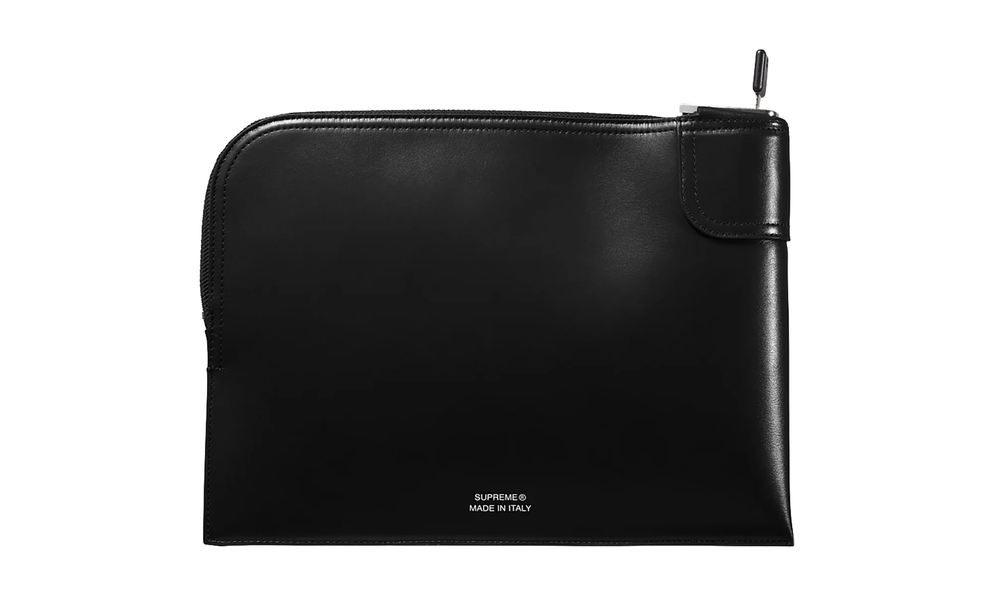 Leather Money Bag "FW25 - Black" SU27088