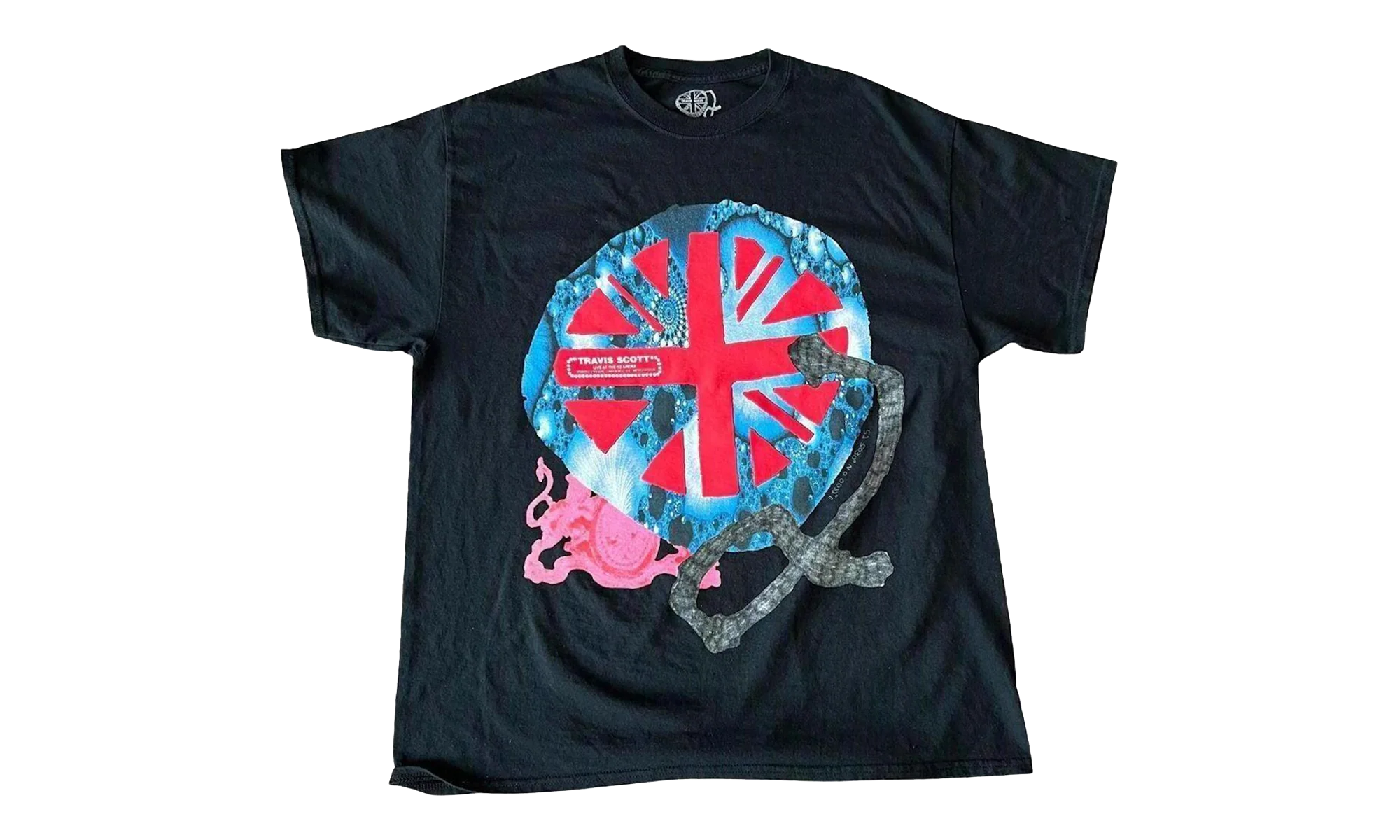 O2 Union jack T-Shirt "Black" TSUC72