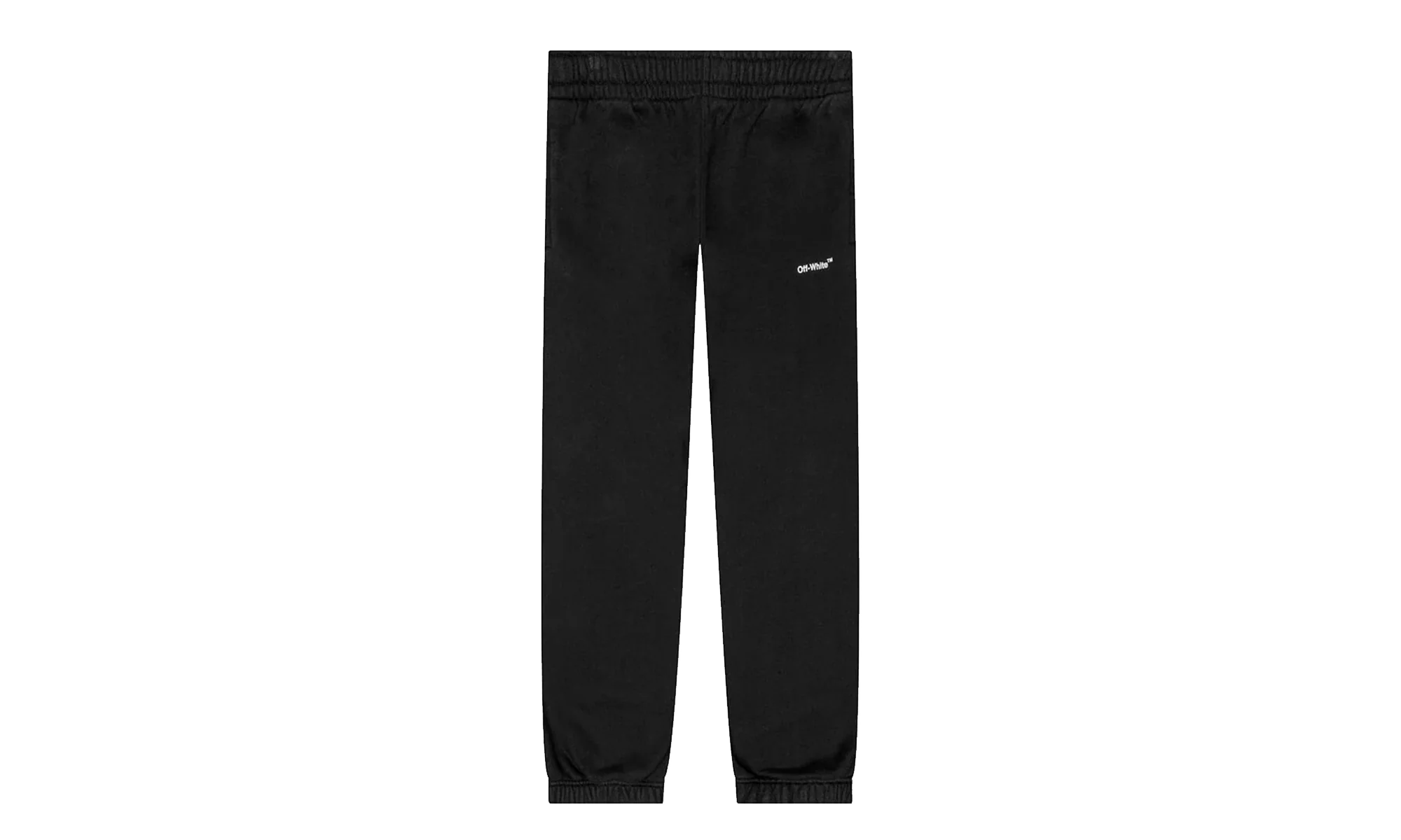 Helvetica Slim Sweatpants "Black" OMCH029C99FLE0021001