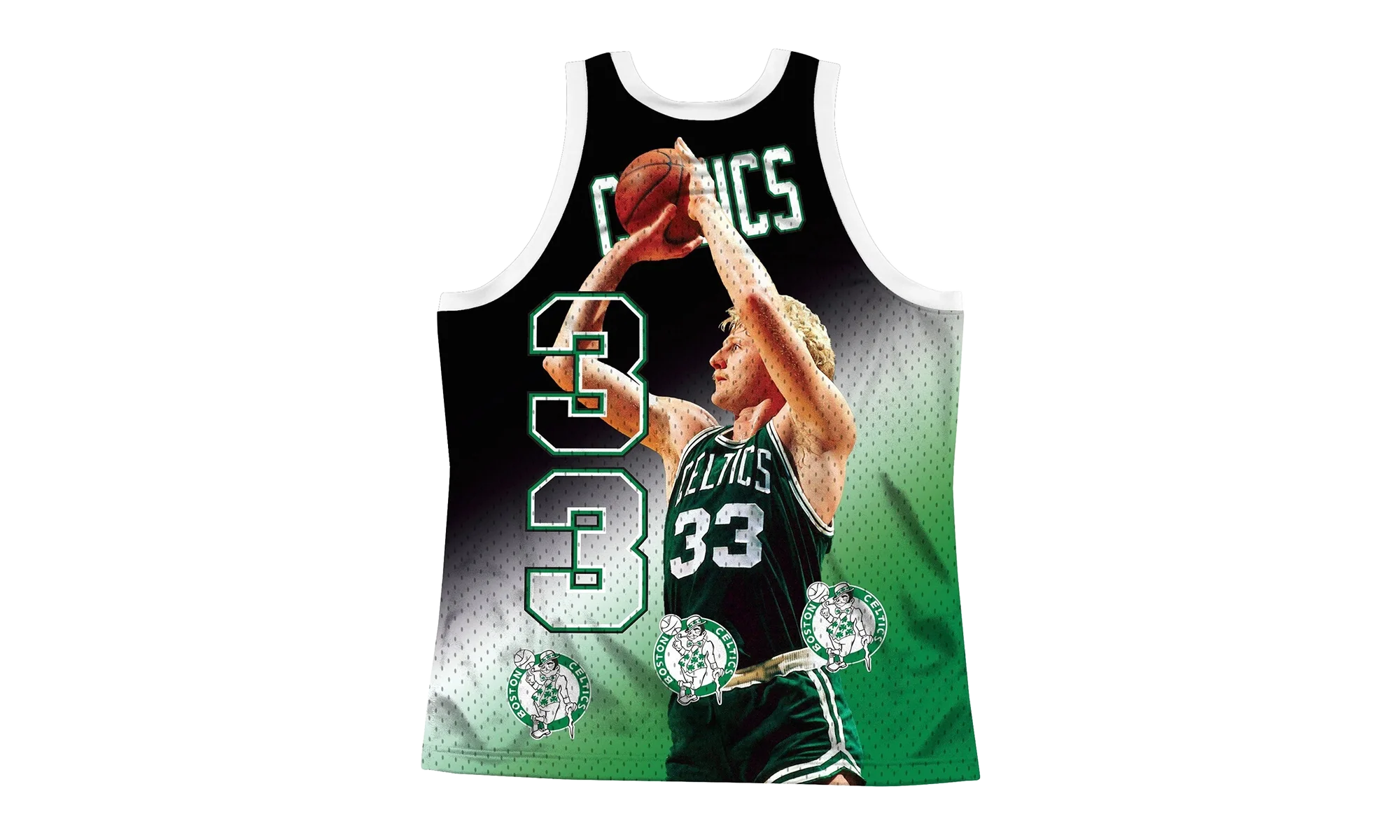 NBA Behind The Back Jersey "Boston Celtics Larry Bird" MSTKMI19002 BCEWHITLBI