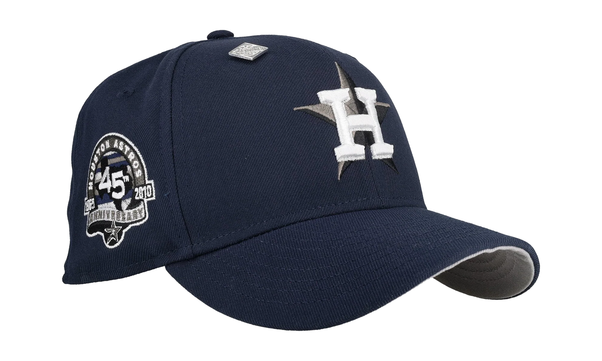 59FIFTY Houston Astros 45th Anniversary Fitted Hat "Metallic Oceanside Blue" NE424