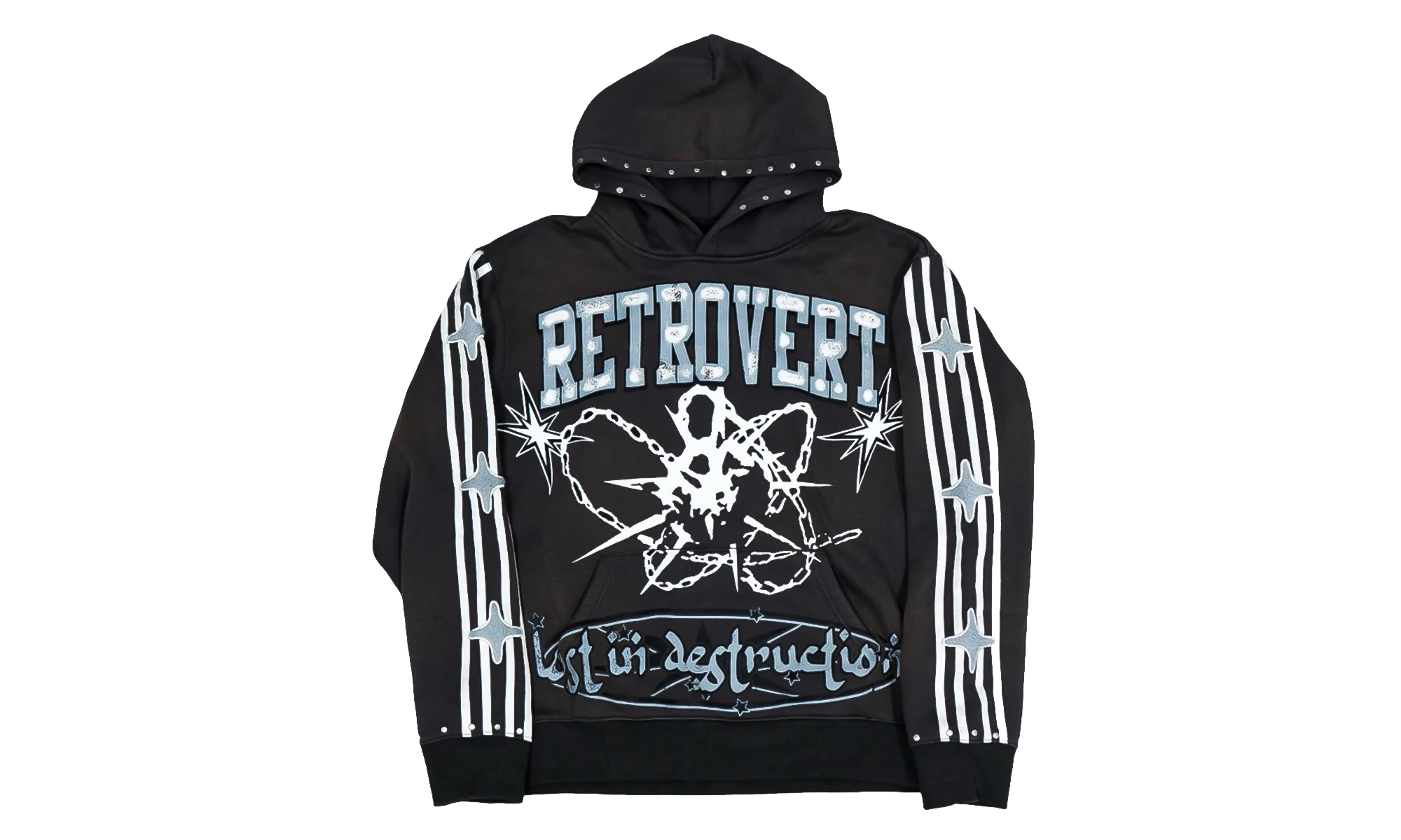 Destroyer Pullover Hoodie "Grey" RET035