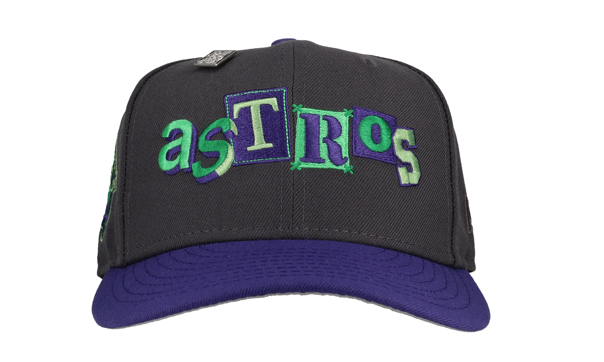 59FIFTY Houston Astros 45th Anniversary Ransom "Skunk" Fitted Hat "Black/ Royal Blue" 123451295936