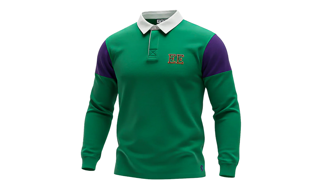 EE RUGBY CORE POLO "Green/ White" EE739