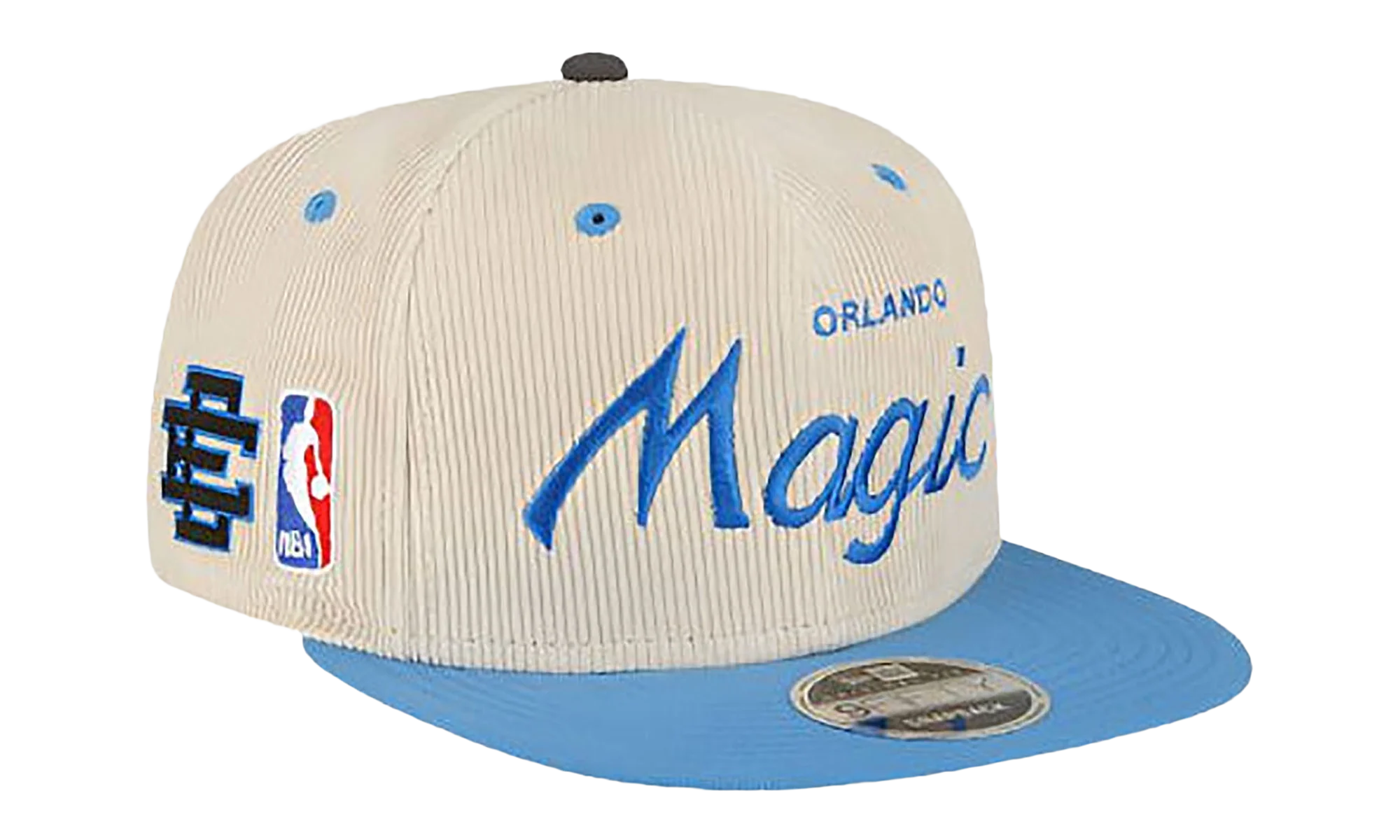 9FIFTY NBA ORLANDO MAGIC SNAPBACK HAT "ERIC EMANUEL - Cream/ Blue" EE437
