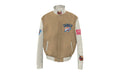 Oklahoma City Thunder Wool & Leather Varsity Jacket "Camel" NBA 004CAM OKC