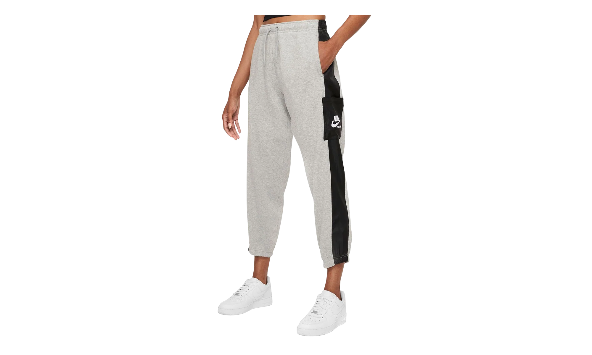NSW Fleece Jogger Pants WMNS "Dark Grey Heather / Black / White" DD5679 063