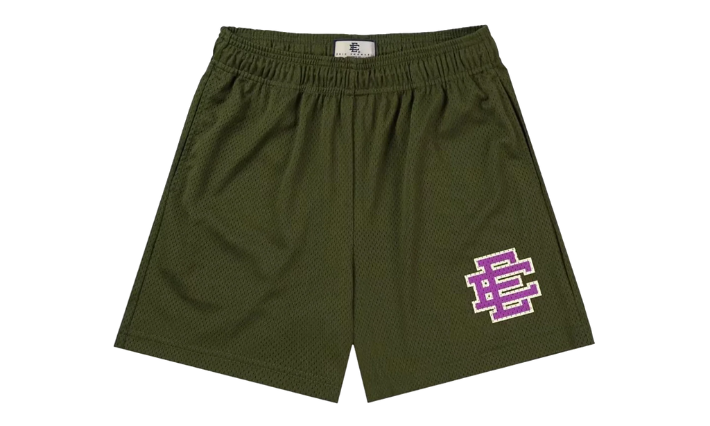 EE Basic Shorts "Chive Green / Purple" EE270