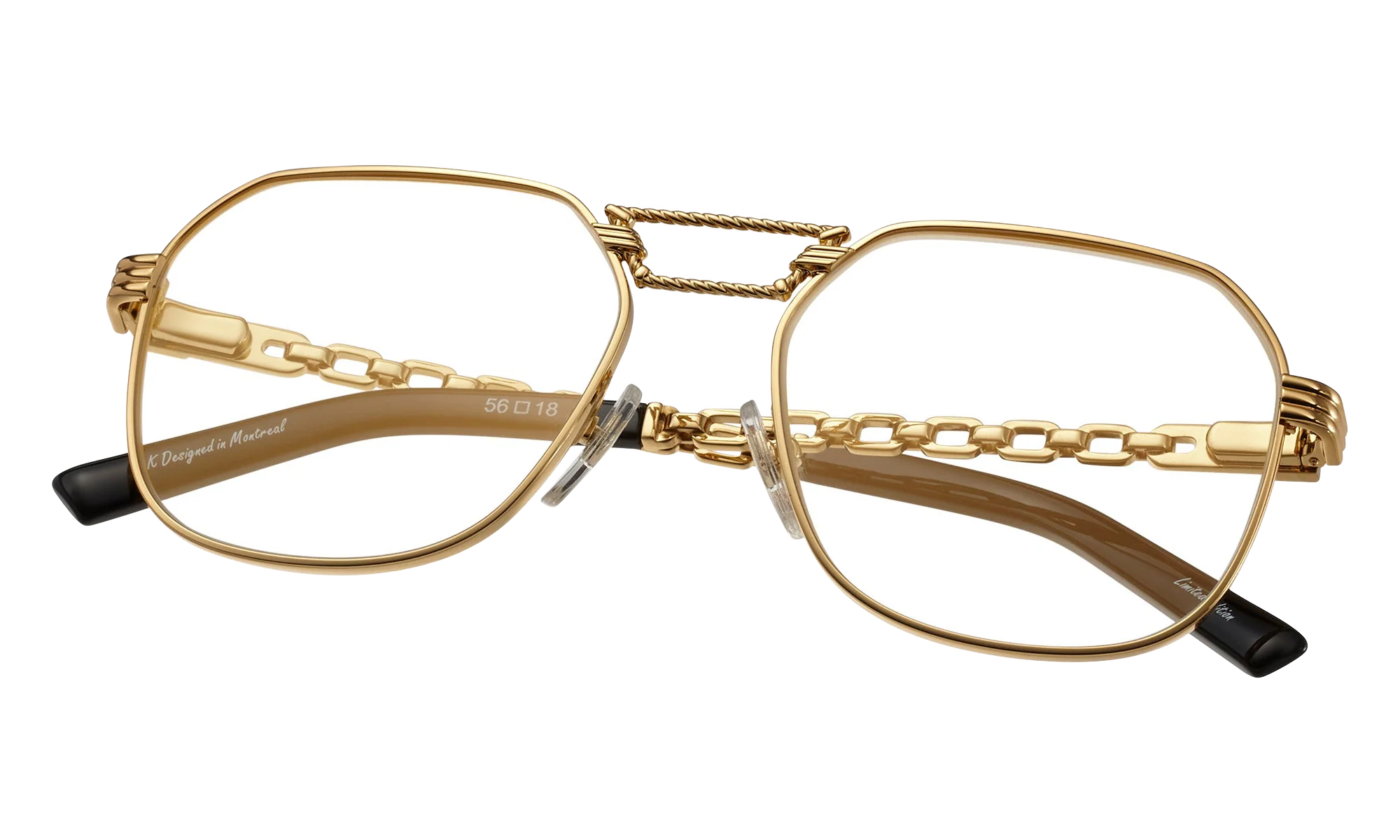 CEO Equestrian 24KT "Yellow Gold / Clear Flash Gold" EQCE2 0003 19D4