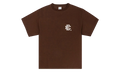 EE BASIC T-SHIRT "FW24 - Brown/White" EE812