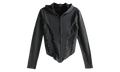 Corseted Zip-Up Hoodie WMNS "Washed Black" 850441 TTVF6 1055