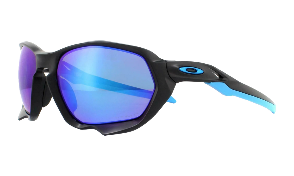 Plazma Polarized Sunglasses "Matte Black / PRIZM Sapphire Polarized" OO9019 08