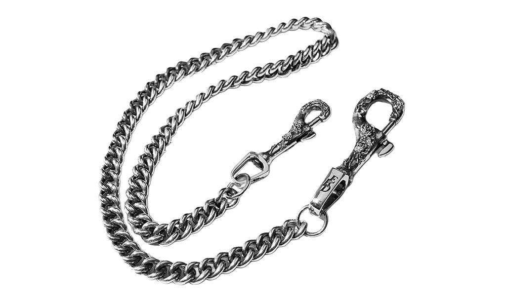 ROSE CLIP WALLET CHAIN "Silver" 50339167994130