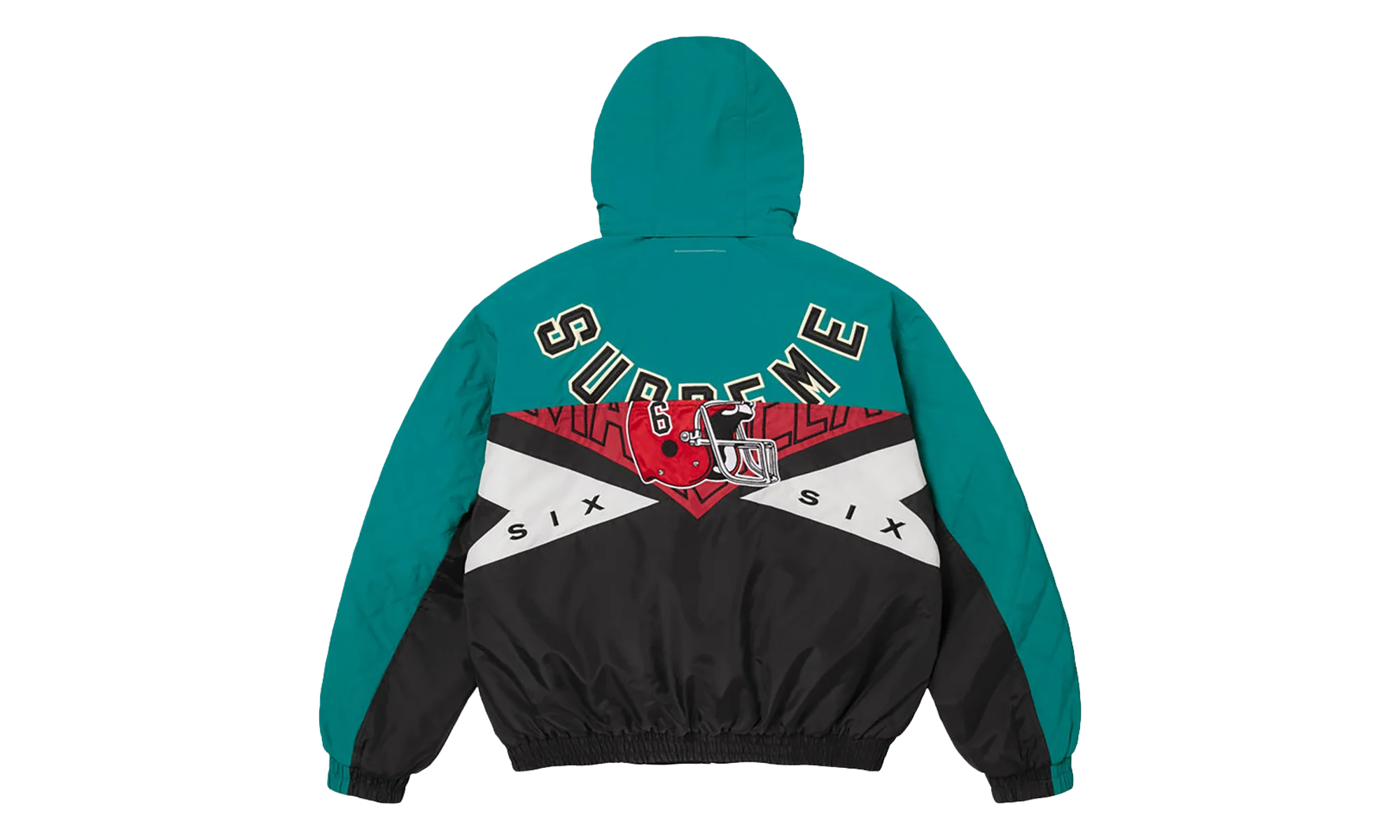 MM6 Maison Margiela Split Stadium Jacket "SS26 - Black" SU27193