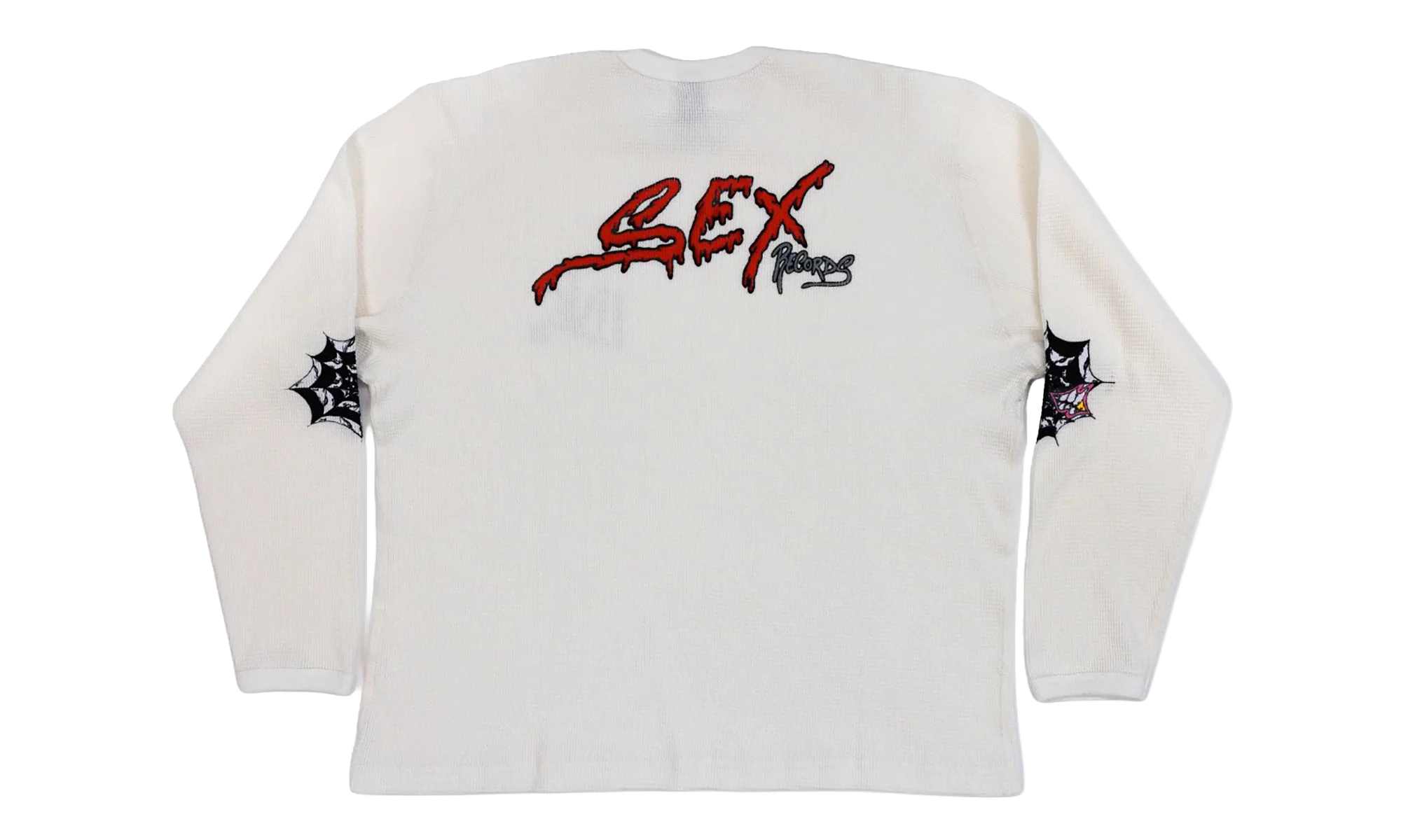 Live Sex Records long sleeve thermal "White" MB19