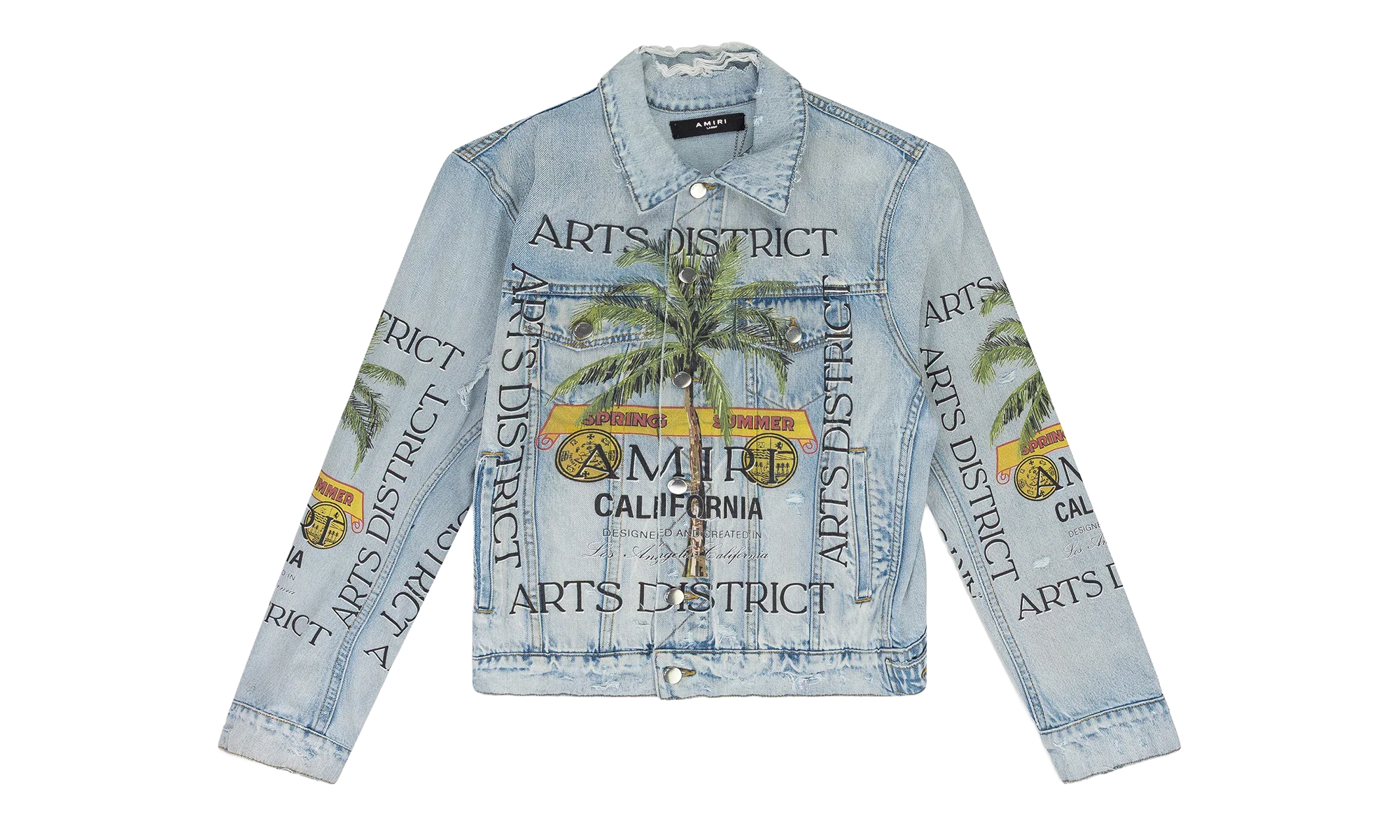 Rum Label Trucker Jacket "Light Indigo" SS22MDT002_LIGHT_INDIGO