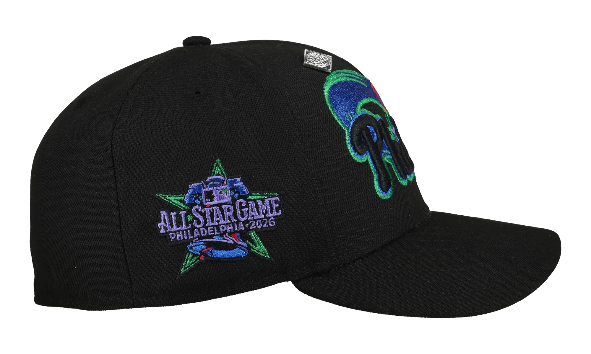 59FIFTY Philadelphia Phillies 2026 All Star Game Fitted Hat "Black Swoosh" NE451