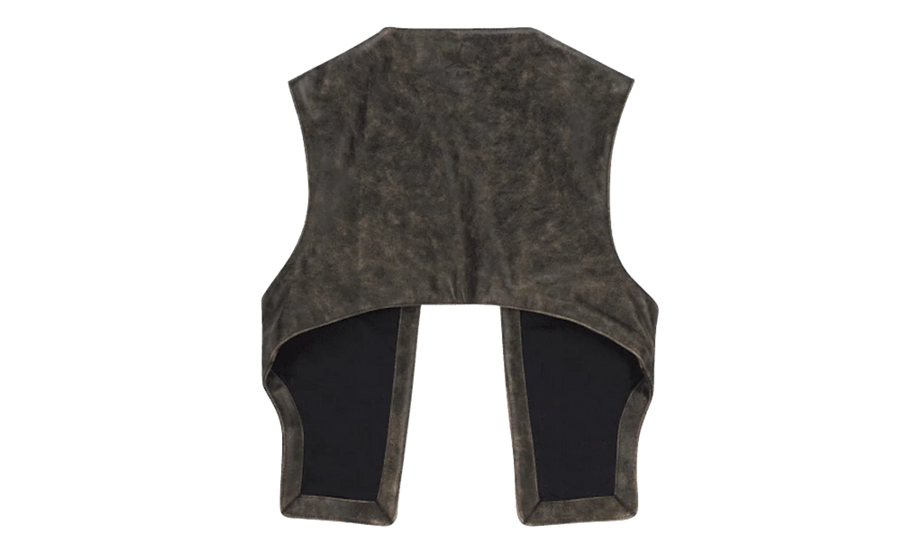 Jordan x J Balvin Leather Vest "Brown / Black" FJ6133 010