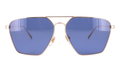 Rectangle Sunglasses "Shiny Gold" MCM130S-740