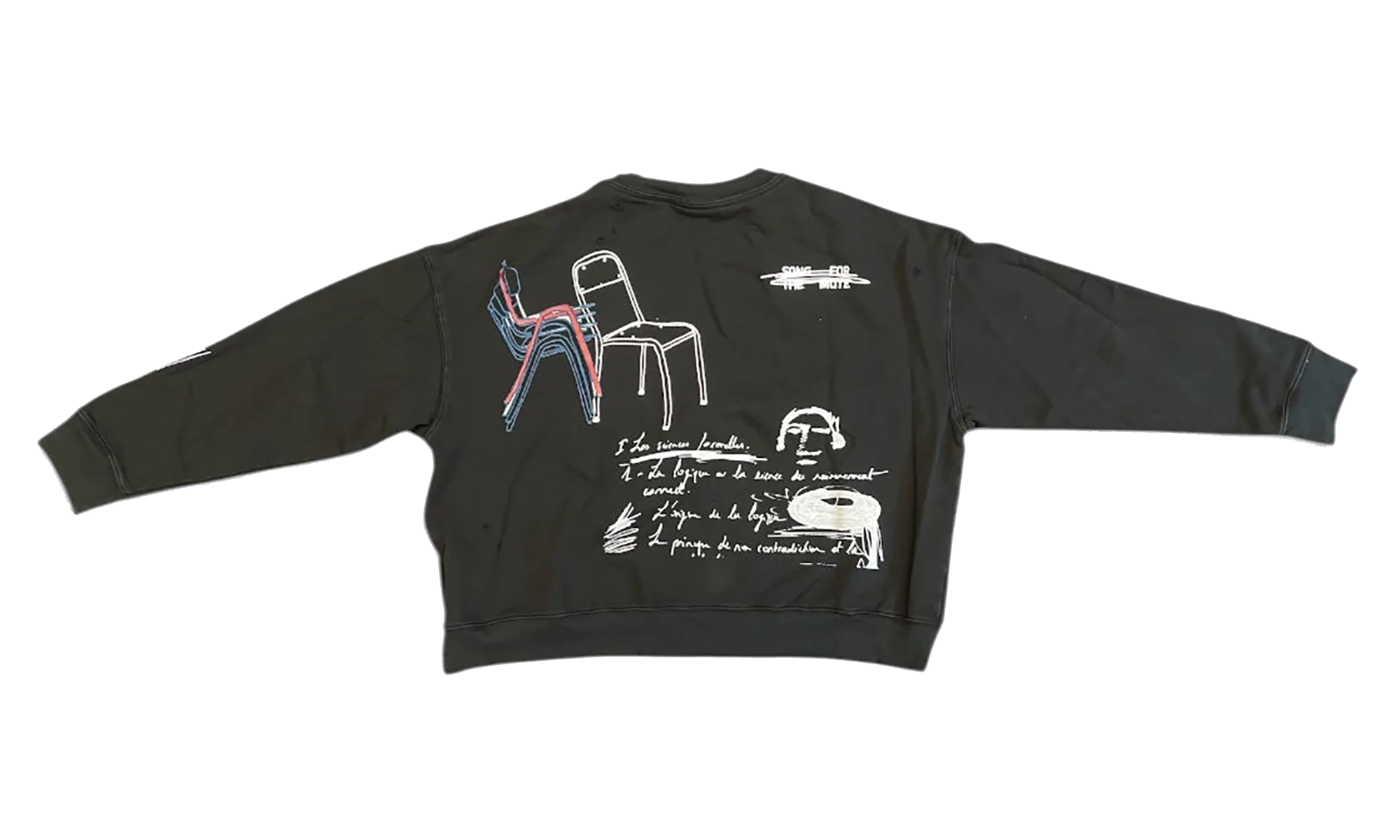 Peaking Kid Relaxed Pullover "French Terry - Overdye Black" 261 MJP029P5 TERYBLK
