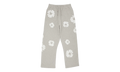 Cotton Wreath Open Hem Sweatpants "Grey" DT415
