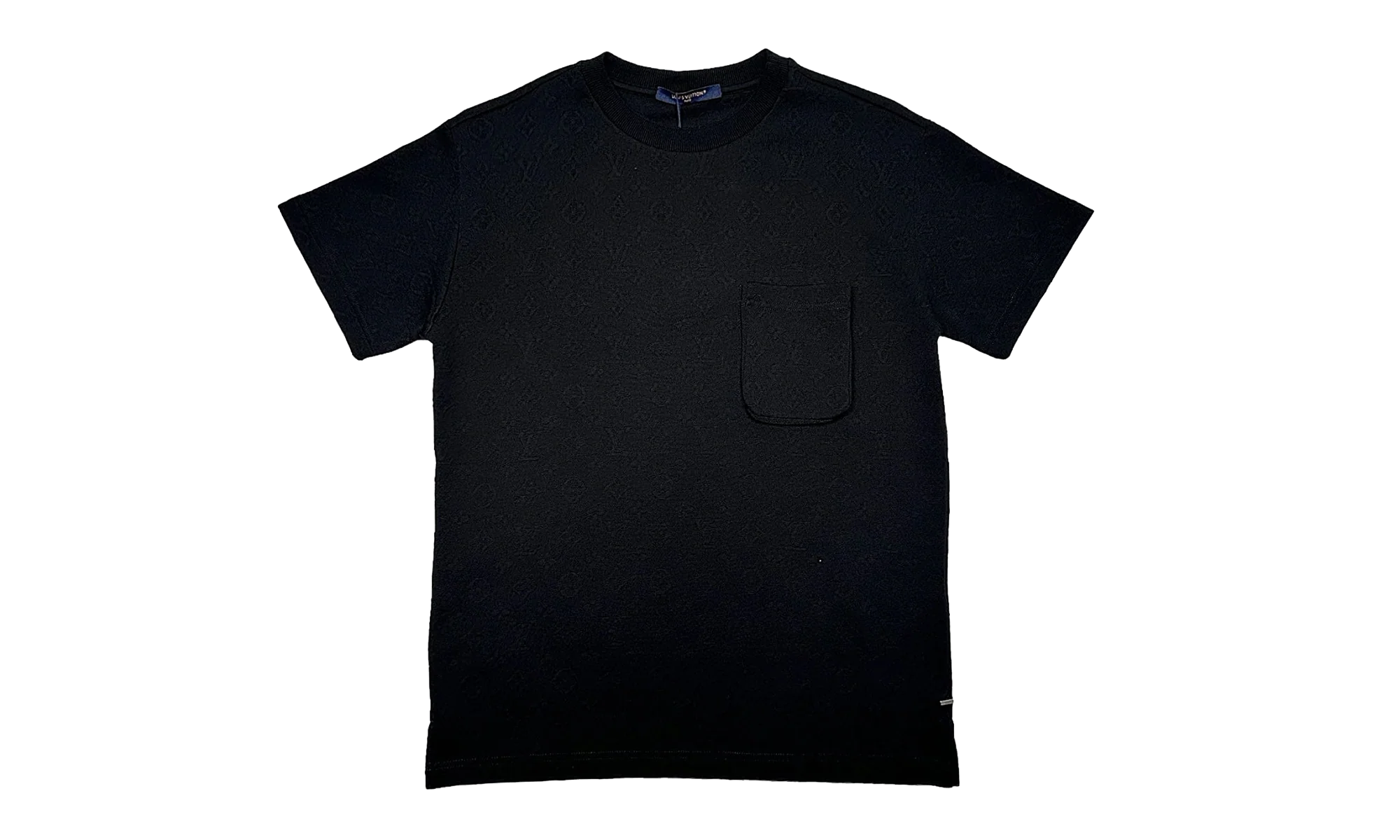 Signature 3D Pocket Monogram Short Sleeve Tee "Black" 1A5VIA