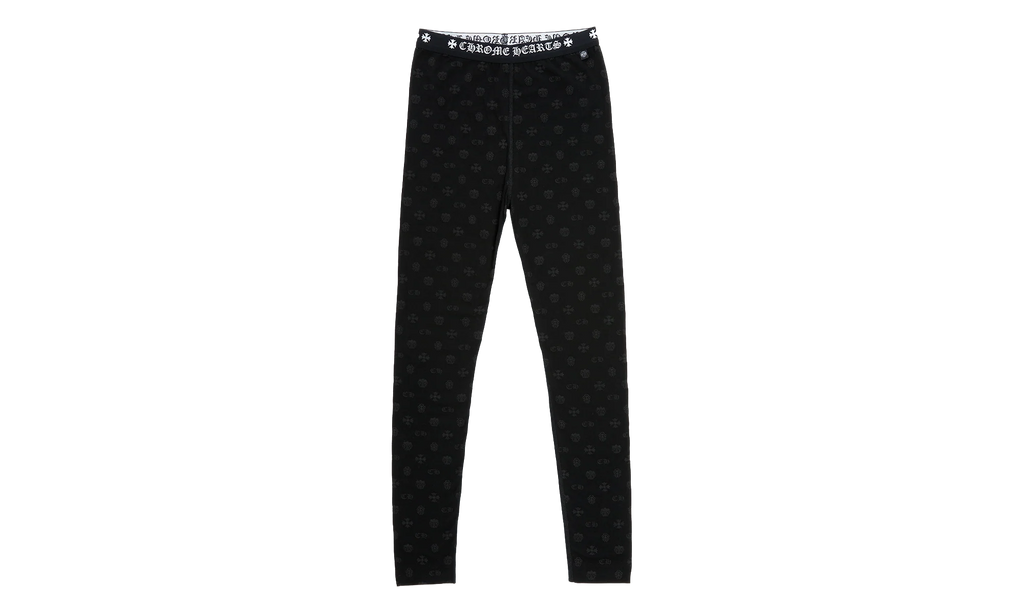 Logo Leggings "Black W/ Grey Motif" CHRM1075