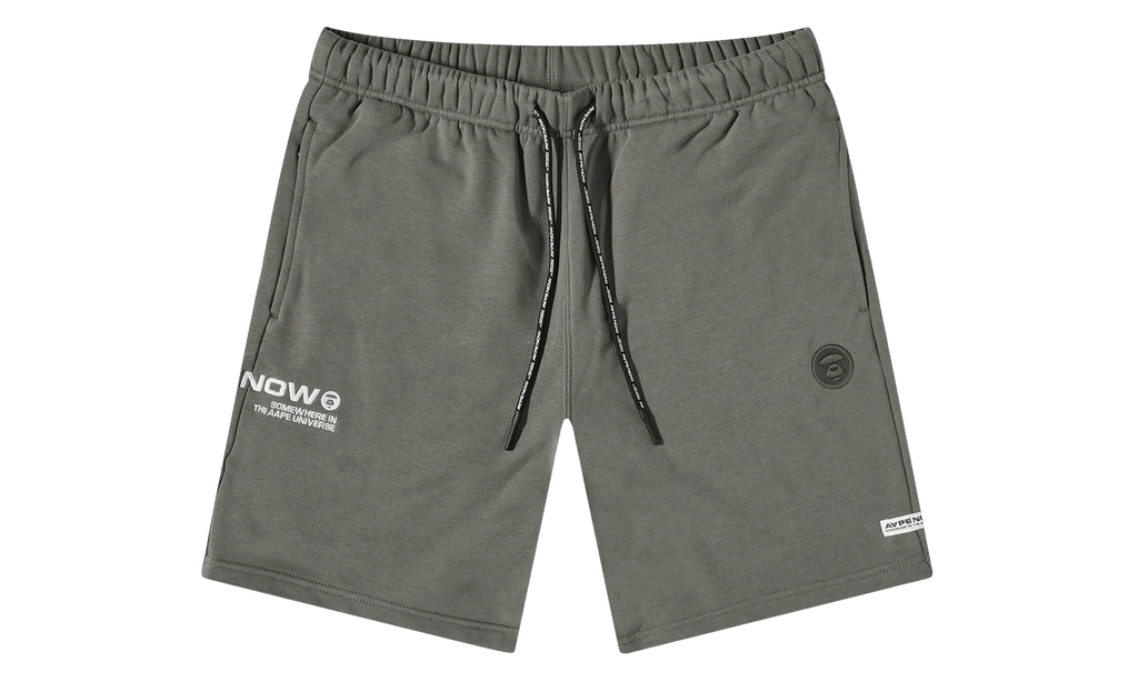 AAPE Embroidered Sweat Shorts "Cool Grey" 897FF6A8