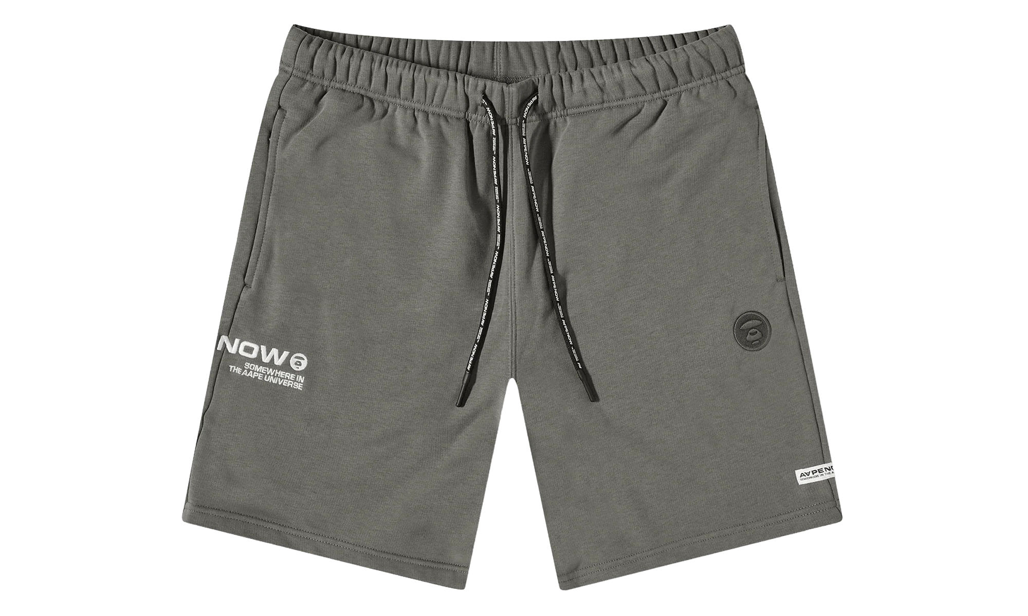 AAPE Embroidered Sweat Shorts "Cool Grey" 897FF6A8